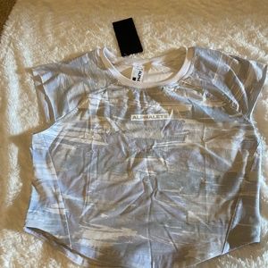 NWT Alphalete Velocity Crop Tee